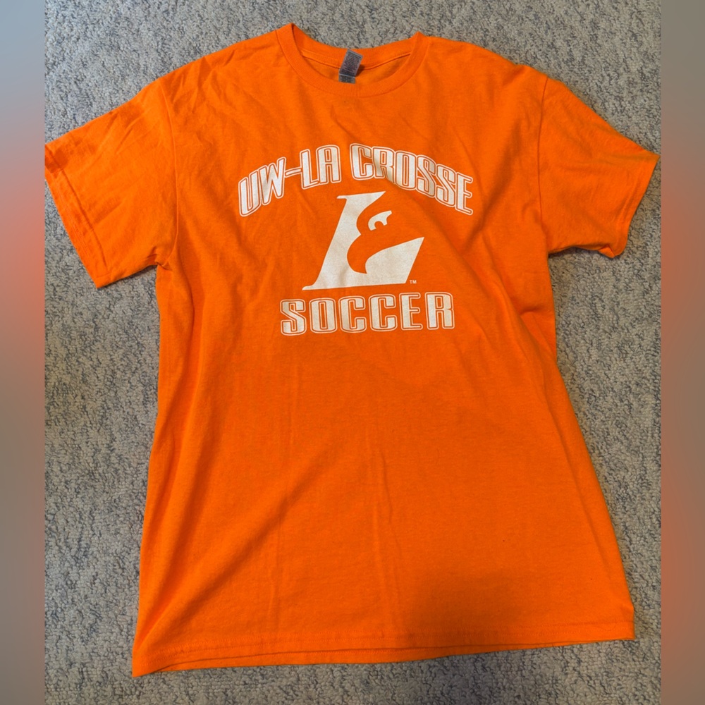 Bright Orange T-Shirt UWL Soccer